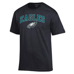 Philadelphia Eagles Champion Arch Over Logo T-Shirt - Black online