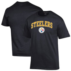 Pittsburgh Steelers Champion Arch Over Logo T-Shirt - Black outlet
