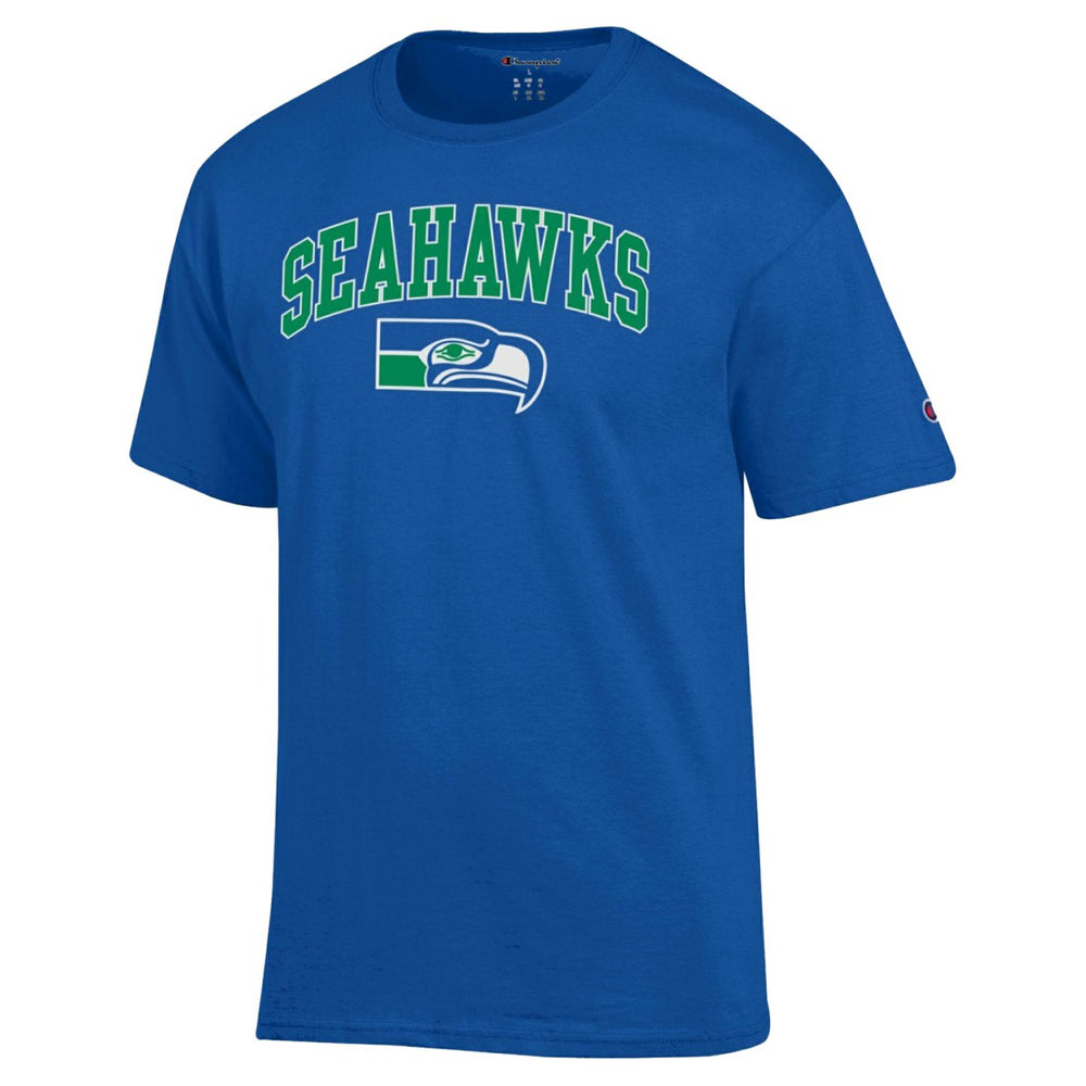 Seattle Seahawks Champion Arch Over Logo T-Shirt - Royal online