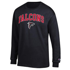 Atlanta Falcons Champion Arch Over Logo Long Sleeve T-Shirt - Black sale