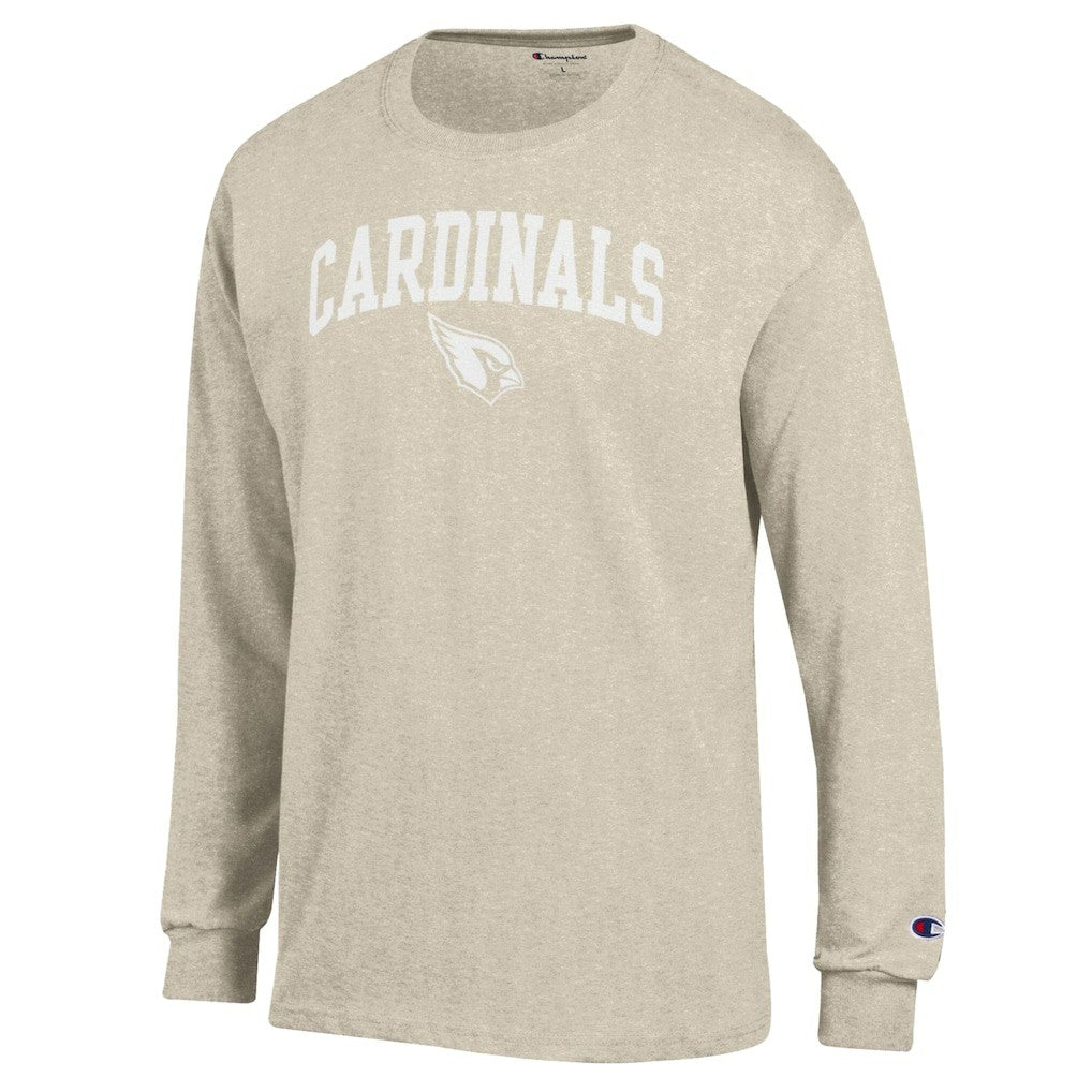 Arizona Cardinals Champion White Ink Jersey Long Sleeve T-Shirt - Oatmeal online