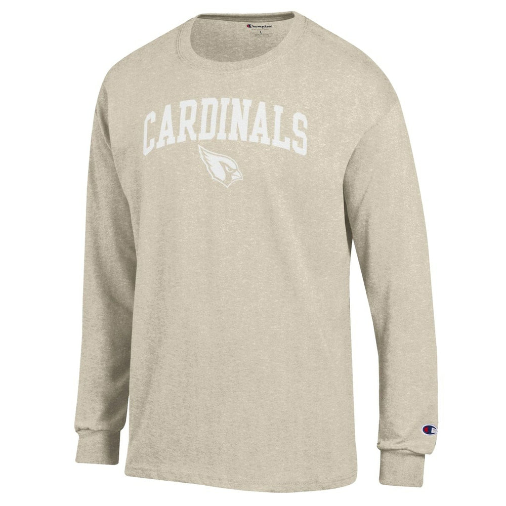 Arizona Cardinals Champion White Ink Jersey Long Sleeve T-Shirt - Oatmeal online