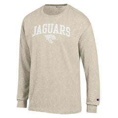 Jacksonville Jaguars Champion White Ink Jersey Long Sleeve T-Shirt - Oatmeal outlet