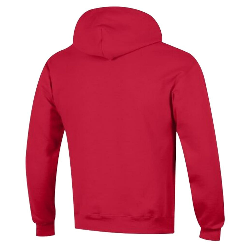 New England Patriots Champion Powerblend Arch over Logo Hoodie - Red outlet
