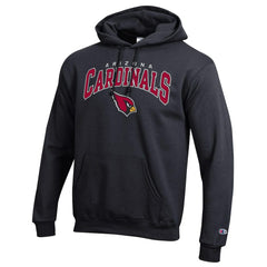 Arizona Cardinals Champion Powerblend Arch over Logo Hoodie - Black outlet