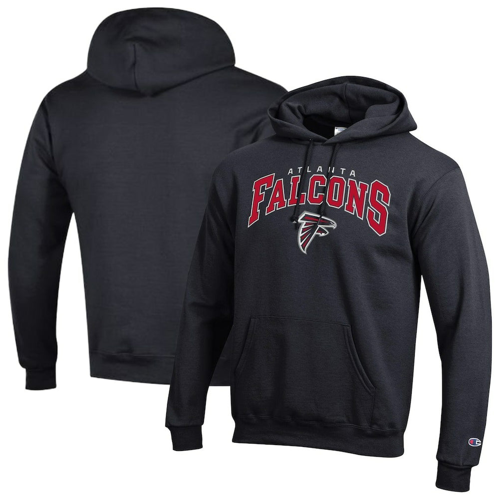 Atlanta Falcons Champion Powerblend Arch over Logo Hoodie - Black sale