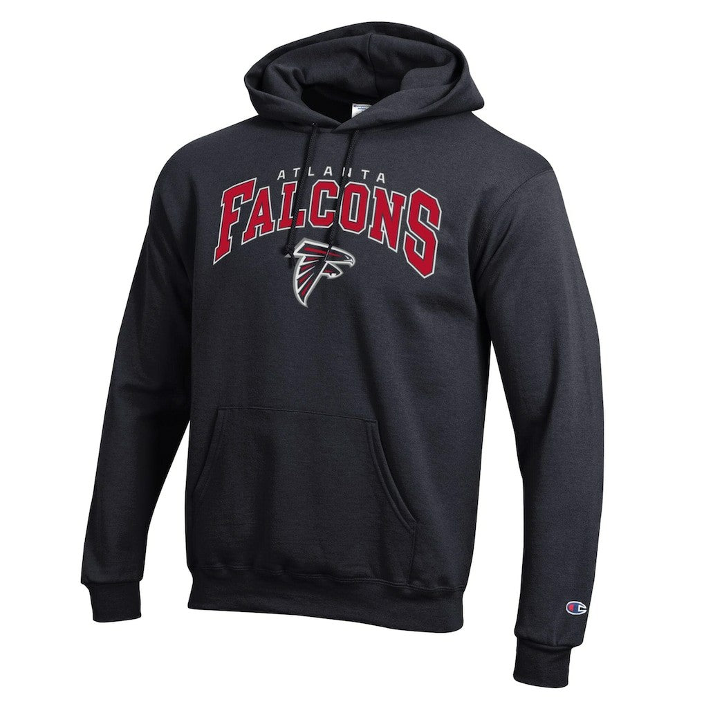 Atlanta Falcons Champion Powerblend Arch over Logo Hoodie - Black sale
