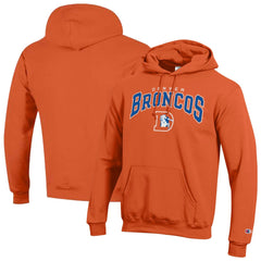 Denver Broncos Champion Powerblend Arch over Logo Hoodie - Orange sale