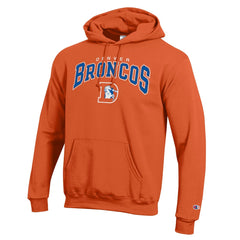 Denver Broncos Champion Powerblend Arch over Logo Hoodie - Orange sale