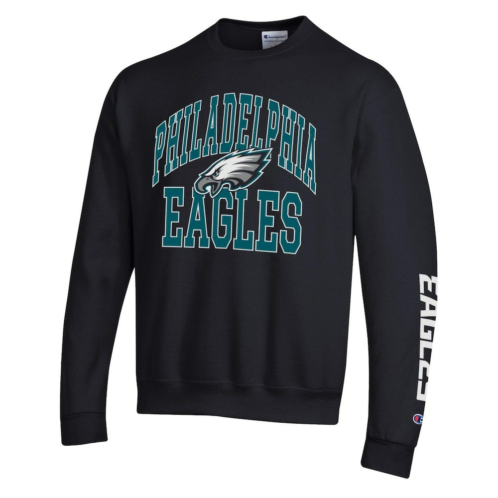 Philadelphia Eagles Champion Powerblend Fleece Sweatshirt - Black sale