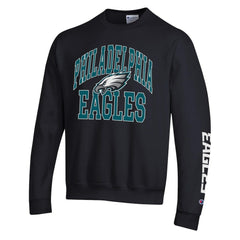 Philadelphia Eagles Champion Powerblend Fleece Sweatshirt - Black sale