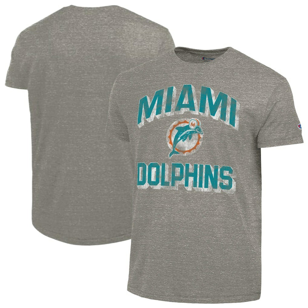 Miami Dolphins Champion Ultimate Tri-Blend T-Shirt - Charcoal discount