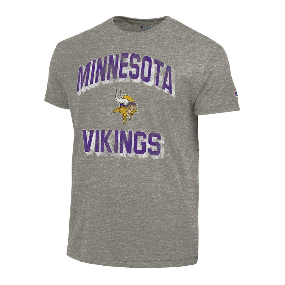 Minnesota Vikings Champion Ultimate Tri-Blend T-Shirt - Heather Charcoal for sale
