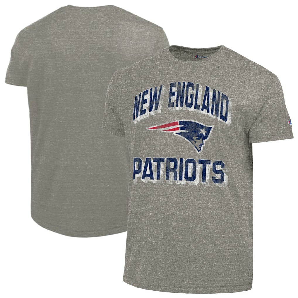 New England Patriots Champion Ultimate Tri-Blend T-Shirt - Heather Charcoal discount