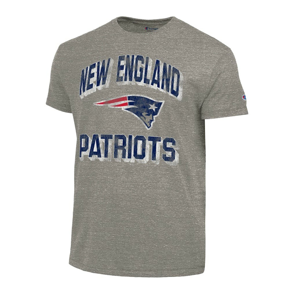 New England Patriots Champion Ultimate Tri-Blend T-Shirt - Heather Charcoal discount