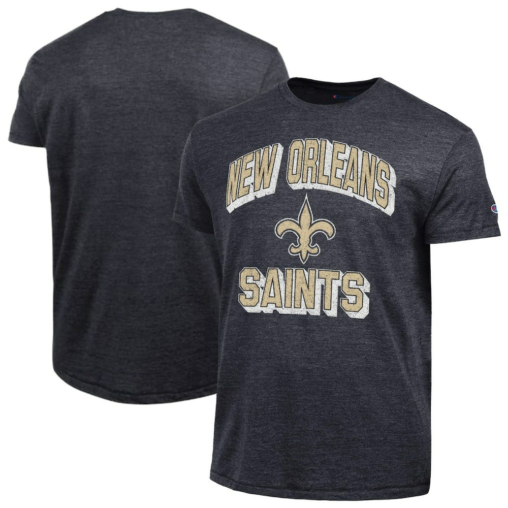 New Orleans Saints Champion Ultimate Tri-Blend T-Shirt - Black discount