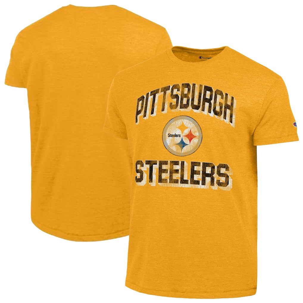 Pittsburgh Steelers Champion Ultimate Tri-Blend T-Shirt - Heather Gold online