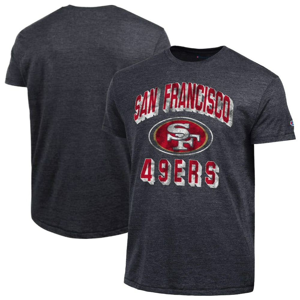 San Francisco 49ers Champion Ultimate Tri-Blend T-Shirt - Black sale