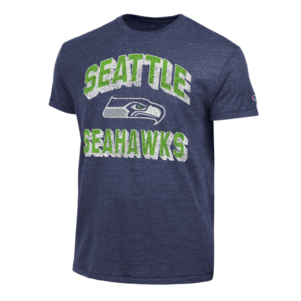 Seattle Seahawks Champion Ultimate Tri-Blend T-Shirt - College Navy outlet