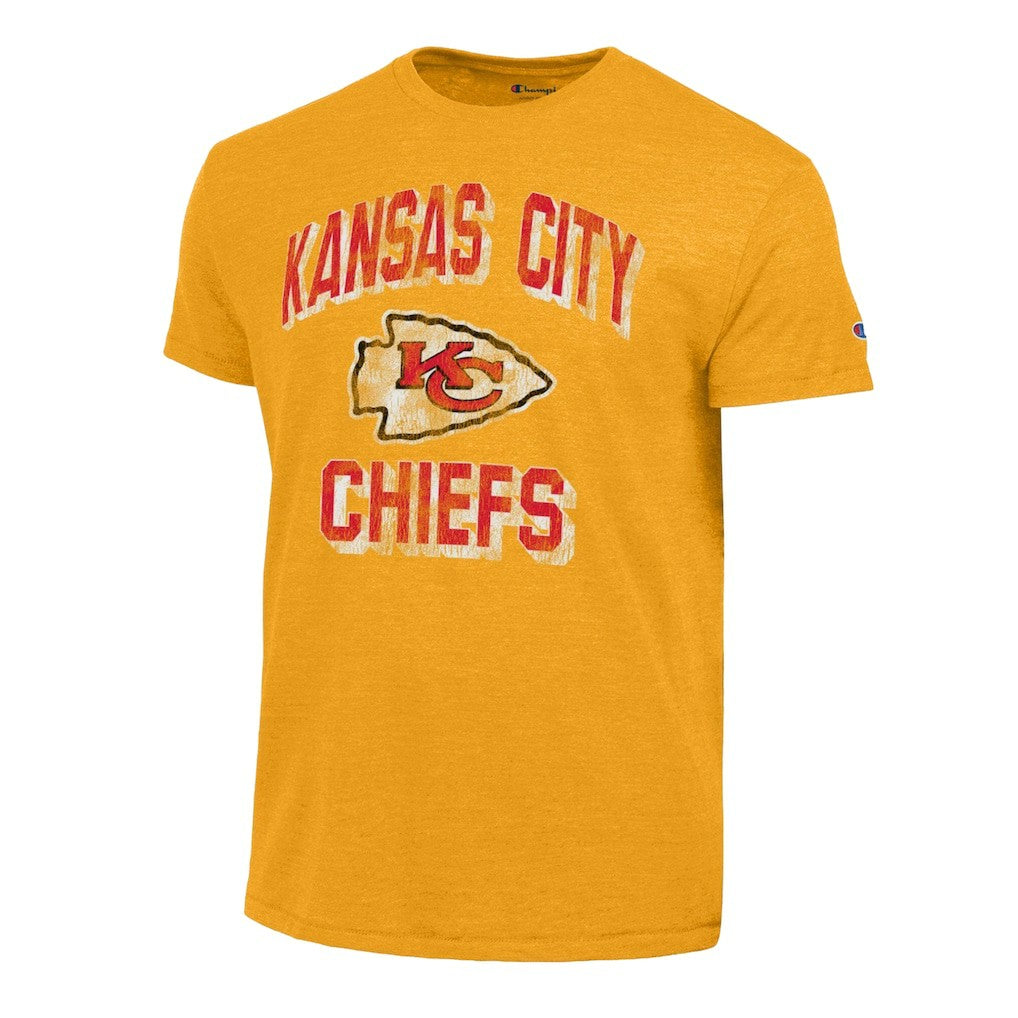 Kansas City Chiefs Champion Ultimate Tri-Blend T-Shirt - Gold online