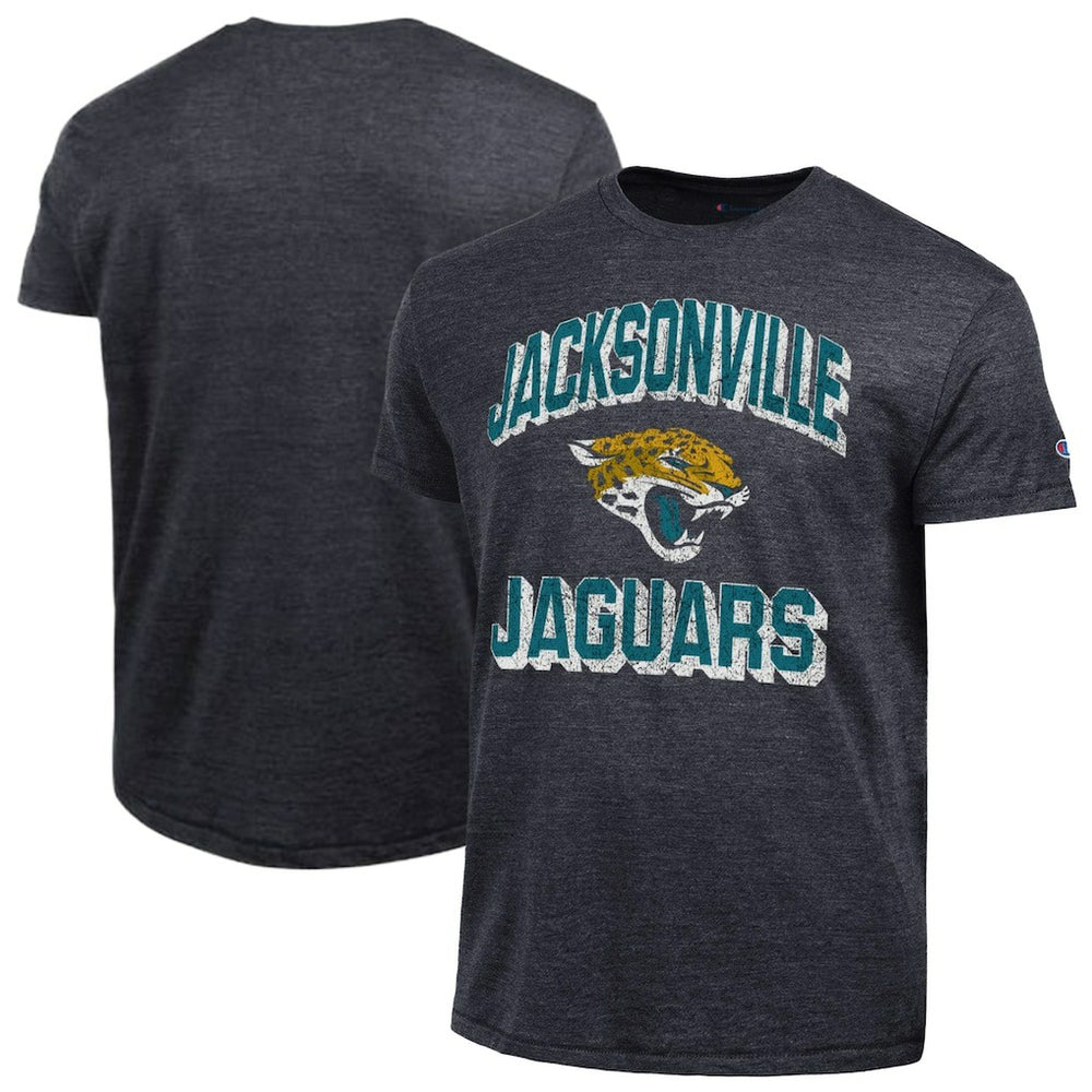 Jacksonville Jaguars Champion Ultimate Tri-Blend T-Shirt - Heather Black outlet