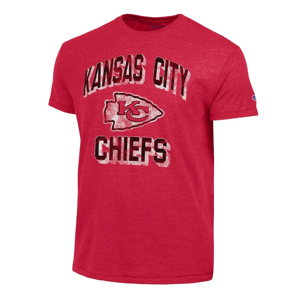 Kansas City Chiefs Champion Ultimate Tri-Blend T-Shirt - Red on sale