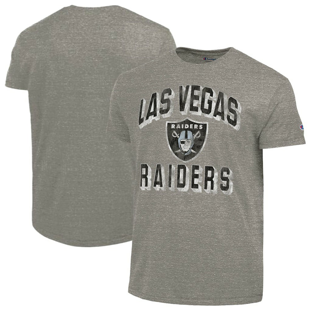Las Vegas Raiders Champion Ultimate Tri-Blend T-Shirt - Charcoal for sale