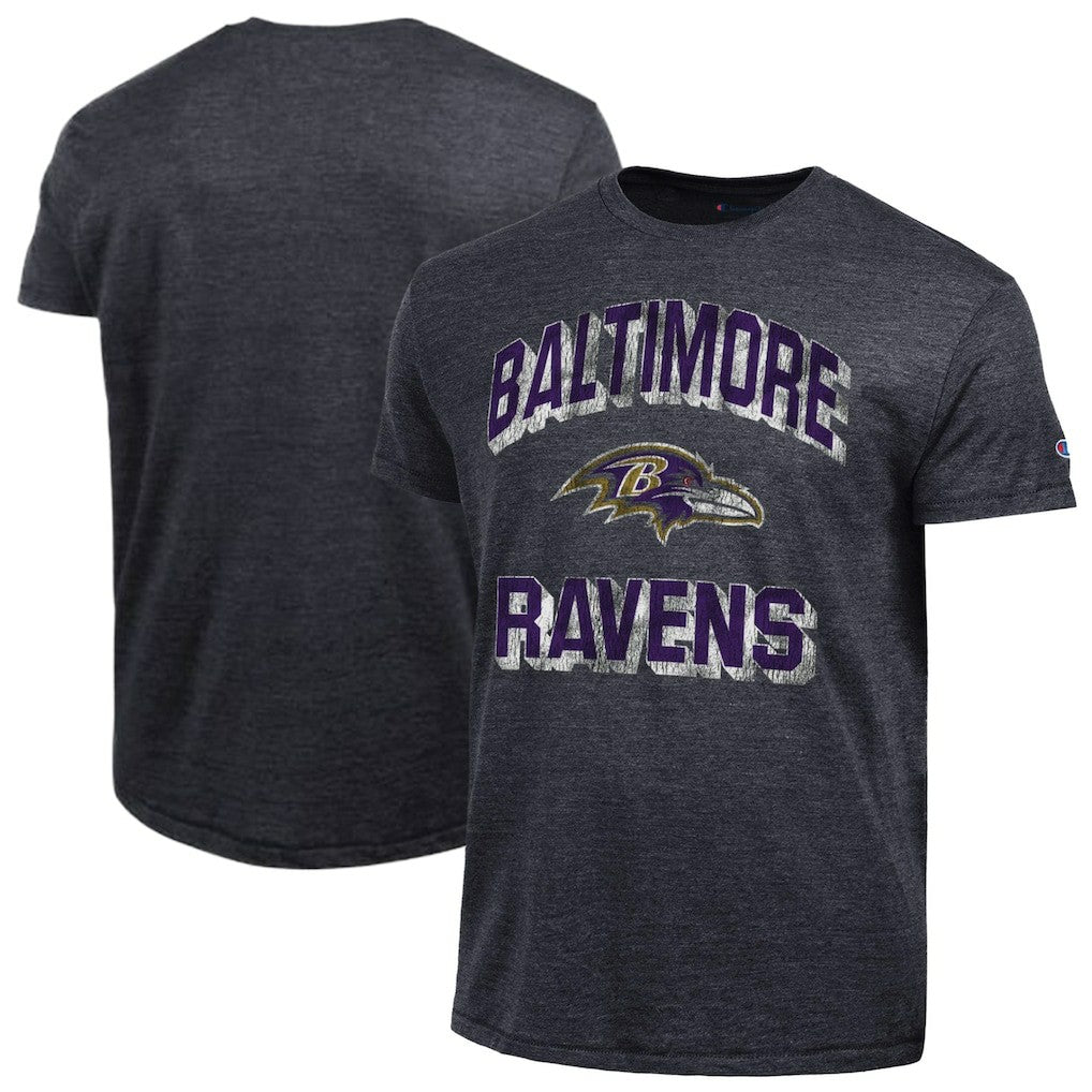 Baltimore Ravens Champion Ultimate Tri-Blend T-Shirt - Black outlet