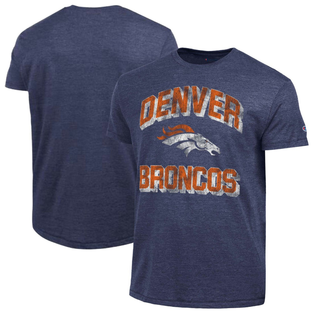 Denver Broncos Champion Ultimate Tri-Blend T-Shirt - Navy sale