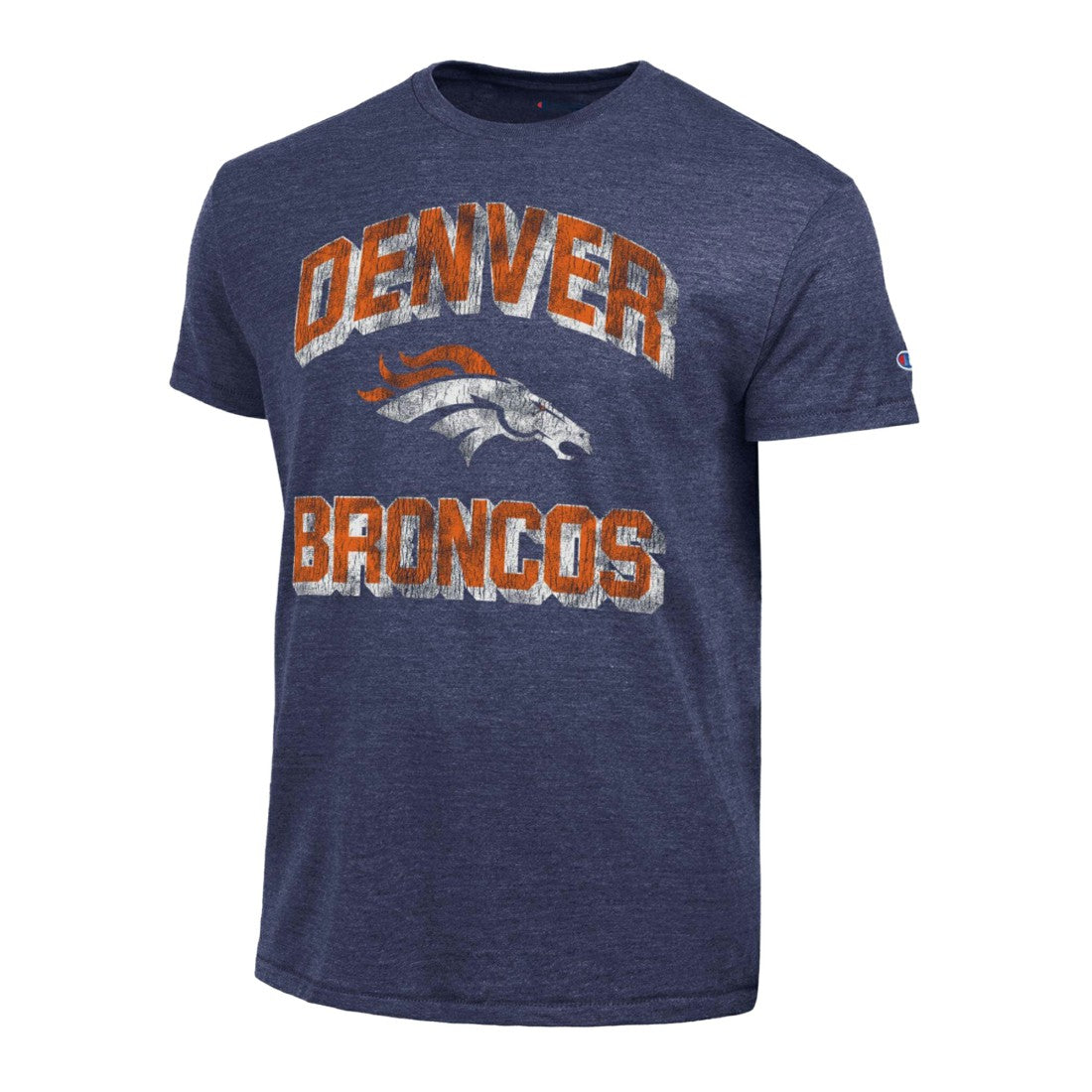 Denver Broncos Champion Ultimate Tri-Blend T-Shirt - Navy sale