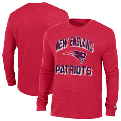 New England Patriots Champion Ultimate Tri-Blend Long Sleeve T-Shirt - Red outlet