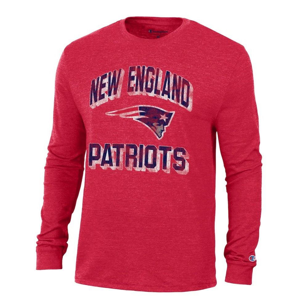 New England Patriots Champion Ultimate Tri-Blend Long Sleeve T-Shirt - Red outlet