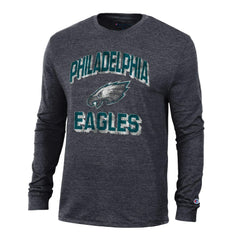 Philadelphia Eagles Champion Ultimate Tri-Blend Long Sleeve T-Shirt - Heather Black online