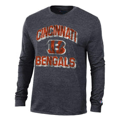 Cincinnati Bengals Champion Ultimate Tri-Blend Long Sleeve T-Shirt - Black cheap