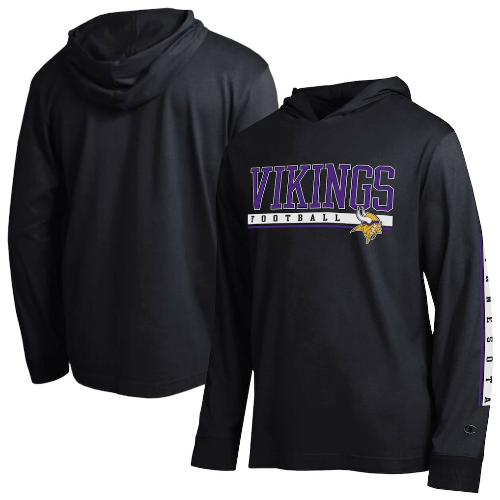 Minnesota Vikings Champion All Star Hoodie T-Shirt - Black cheap