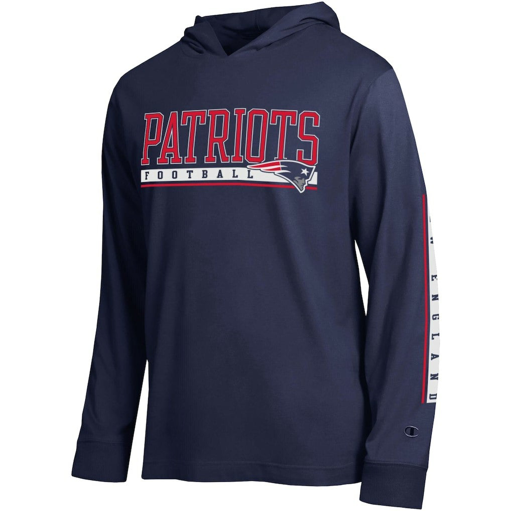 New England Patriots Champion All Star Hoodie T-Shirt - Navy online