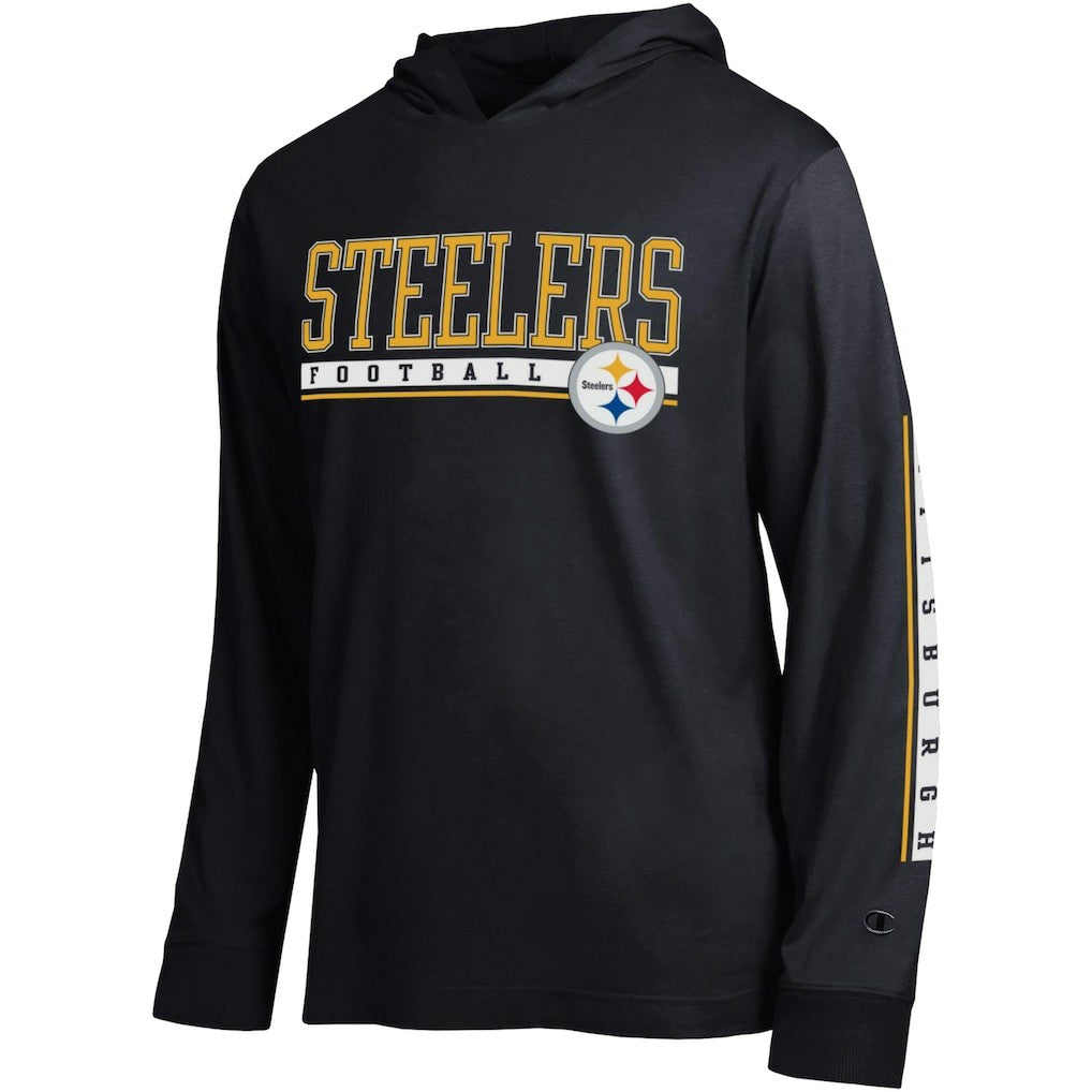 Pittsburgh Steelers Champion All Star Hoodie T-Shirt - Black for sale