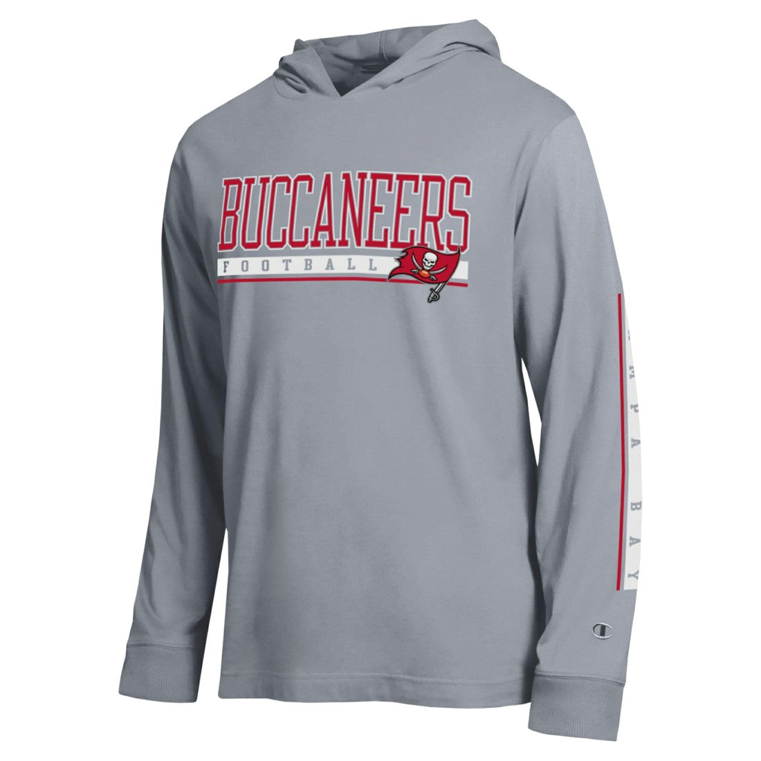 Tampa Bay Buccaneers Champion All Star Hooded T-Shirt - Heather Gray sale