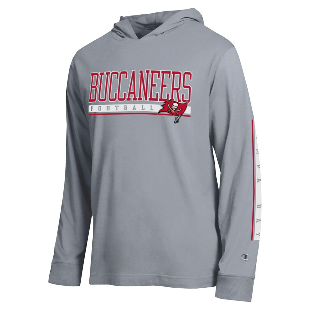 Tampa Bay Buccaneers Champion All Star Hooded T-Shirt - Heather Gray sale