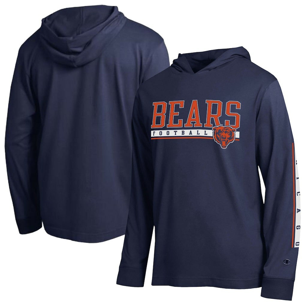 Chicago Bears Champion All Star Hoodie T-Shirt - Navy for sale
