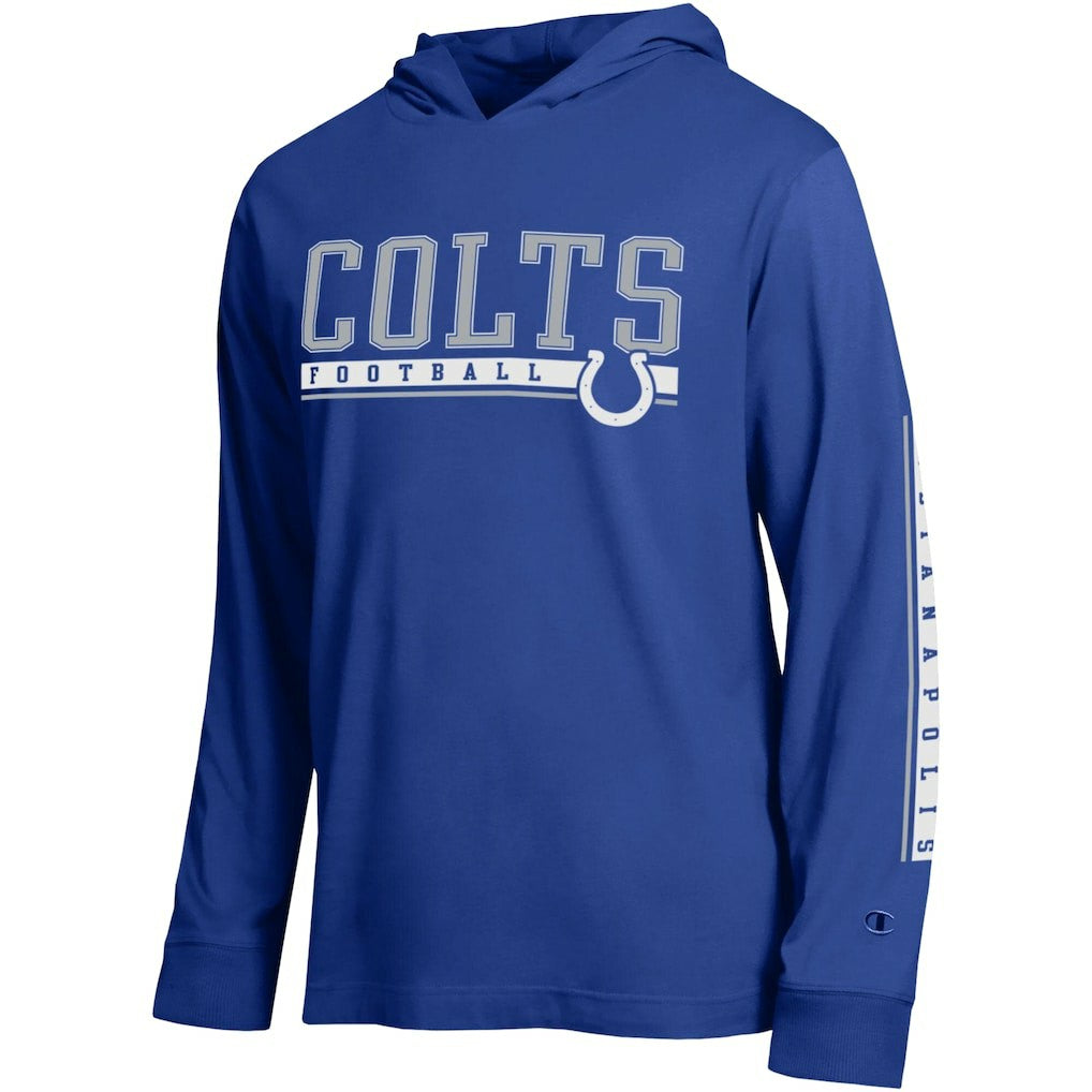 Indianapolis Colts Champion All Star Hoodie T-Shirt - Royal online