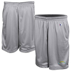 Los Angeles Chargers Champion Classic Mesh Shorts - Gray on sale