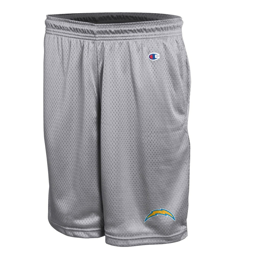 Los Angeles Chargers Champion Classic Mesh Shorts - Gray on sale