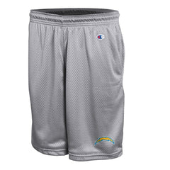 Los Angeles Chargers Champion Classic Mesh Shorts - Gray on sale