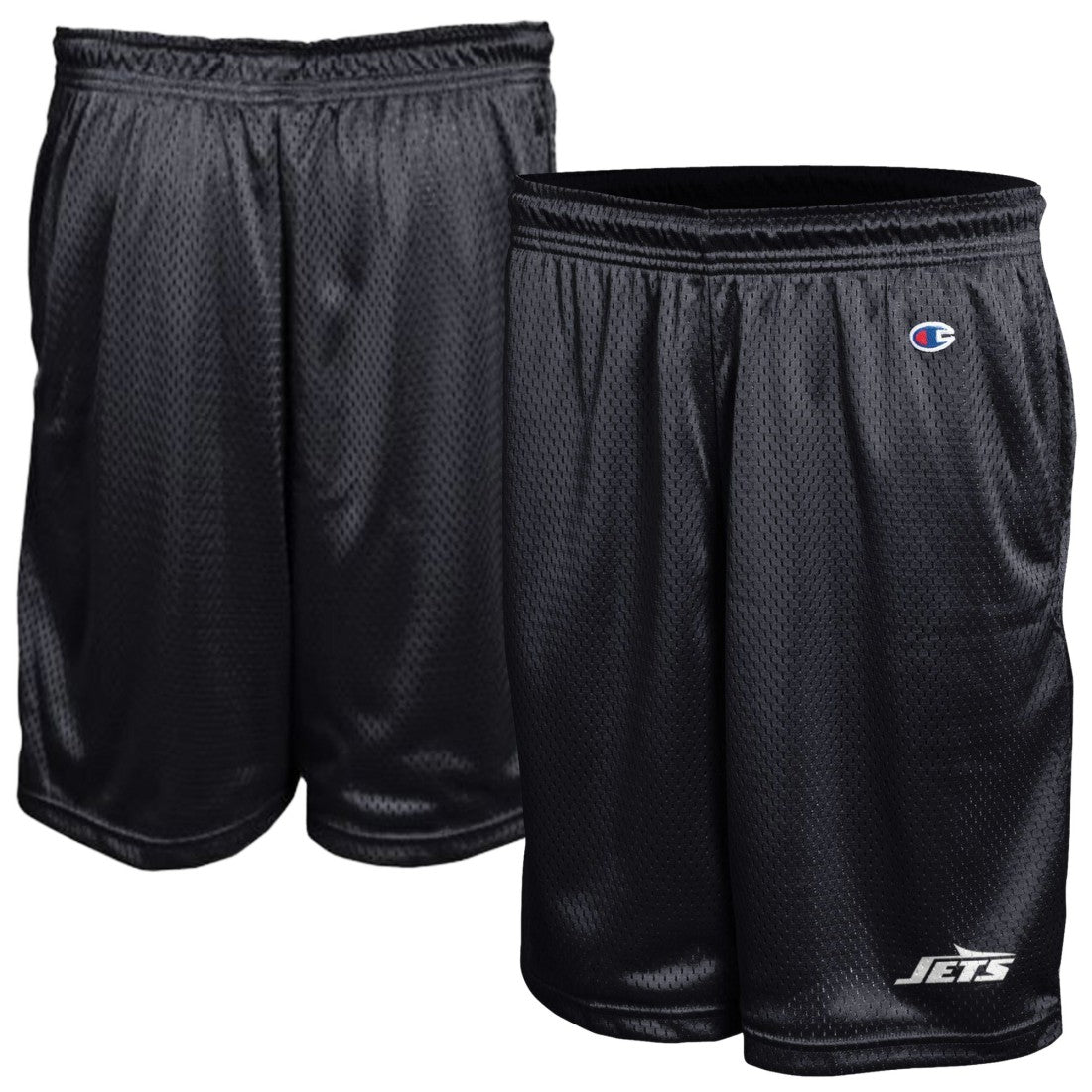 New York Jets Champion Classic Mesh Shorts - Black outlet