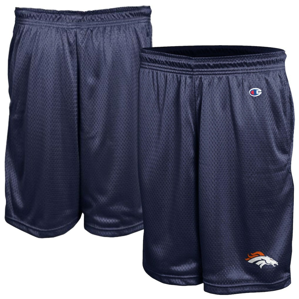Denver Broncos Champion Classic Mesh Shorts - Navy cheap