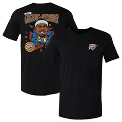 Shai Gilgeous-Alexander Oklahoma City Thunder 500 Level Caricature T-Shirt - Black discount