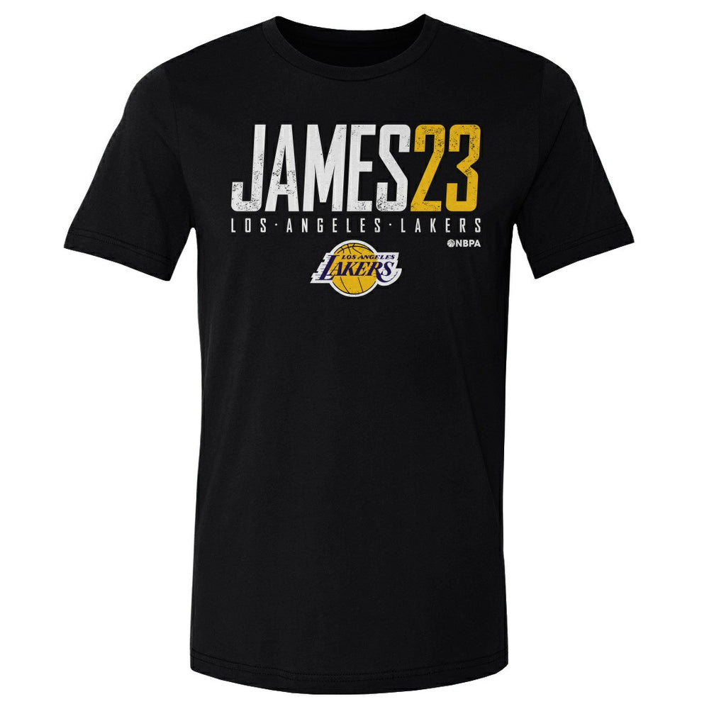 LeBron James Los Angeles Lakers 500 Level Elite T-Shirt - Black on sale