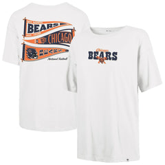 Chicago Bears '47 Women's Bow & Banner Sadie T-Shirt - White on sale
