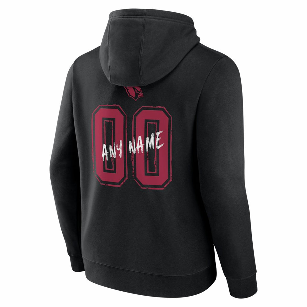 Arizona Cardinals Hustle Personalized Name & Number Hoodie - Black discount